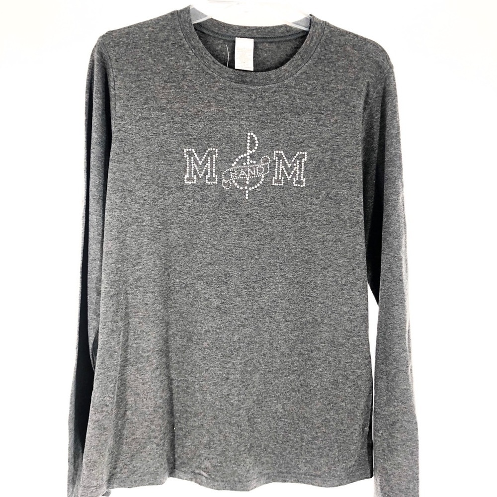 Band Mom Rhinestone Long Sleeve Shirt